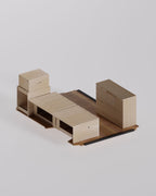 visualizzazione 3d nomad kit s letto storage cucina per camperizzare van e furgoni fai da te
