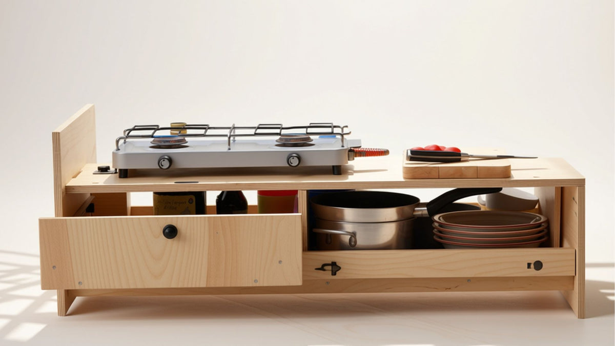Cucina Estraibile per Van