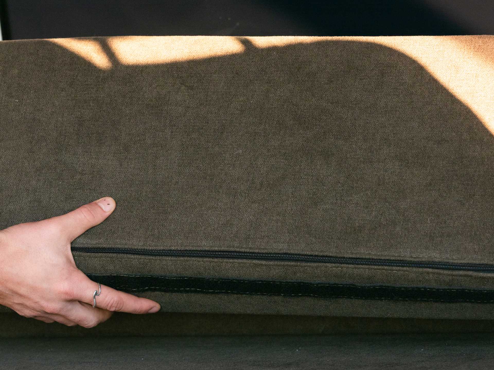 tessuto sfoderabile qualità van life, camperizzazione