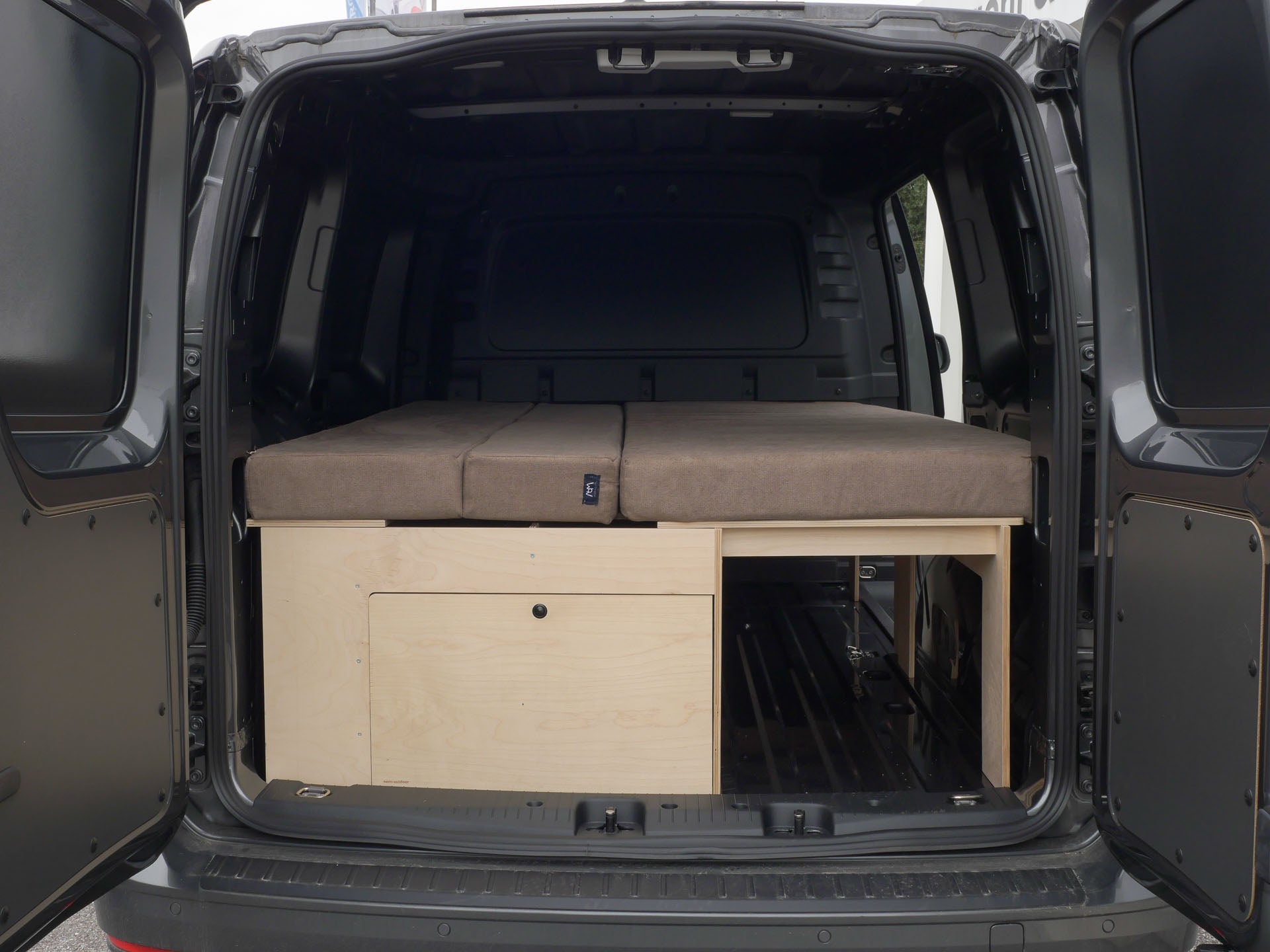 letto aperto su caddy maxi