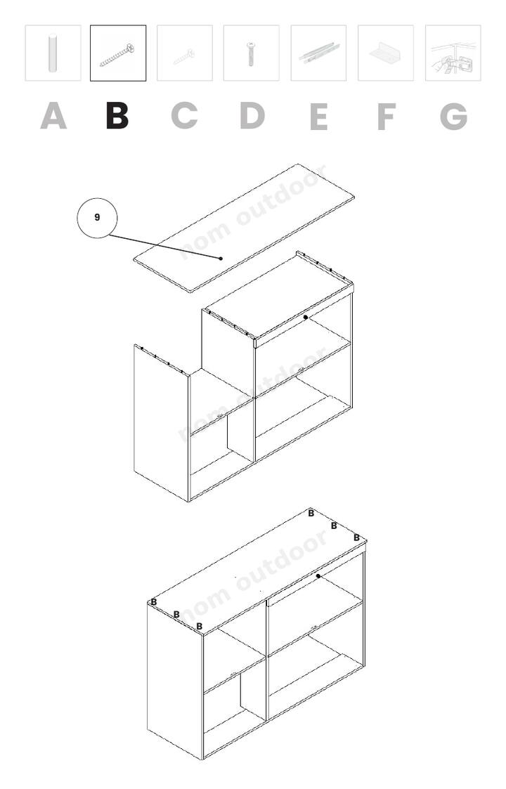 Il piano estraibile entra nelle guide